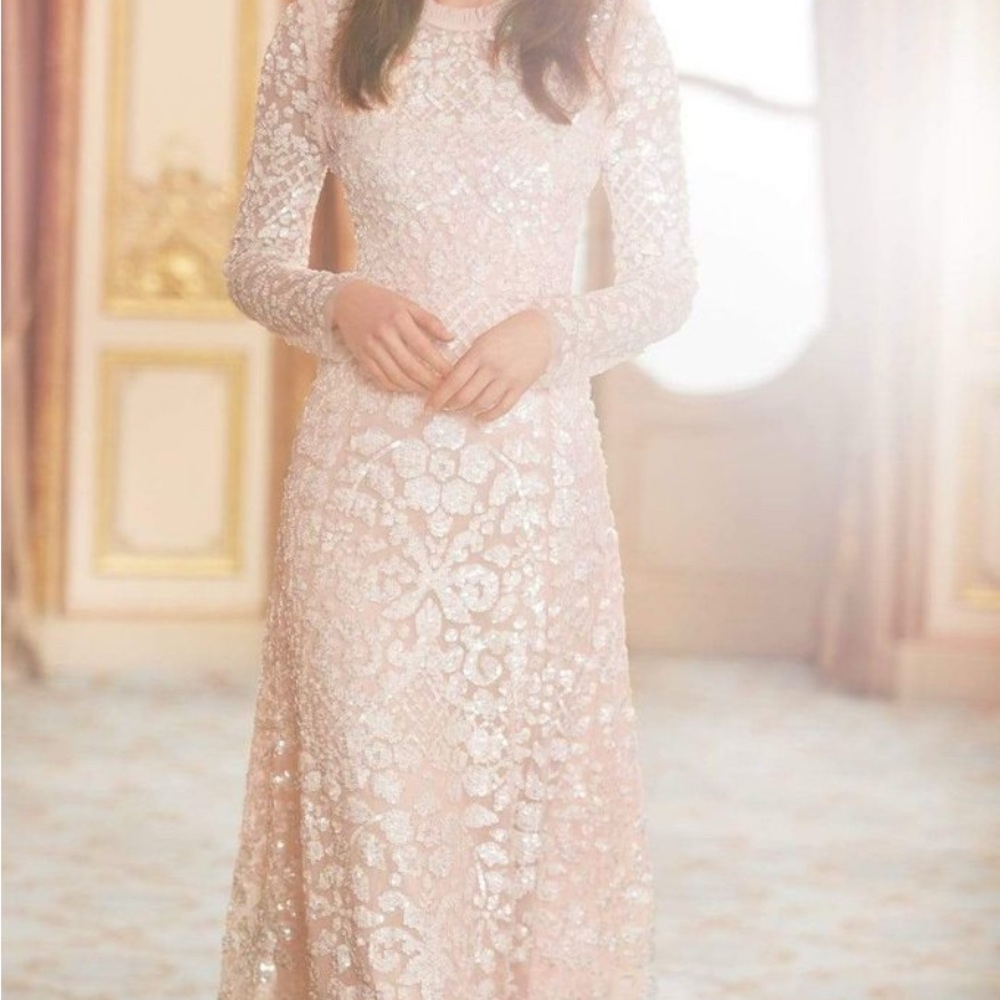 Needle & Thread Aurelia Long Sleeve Ballerina Dress